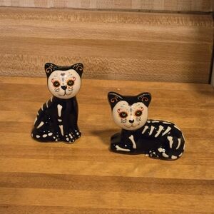Halloween Cat Salt & Pepper Shakers